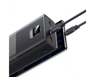 Портативний акумулятор 30000mAh USAMS PB68 QC3.0+PD3.0 65W Black (ATXLOGTC01)