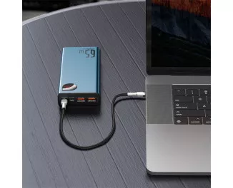 Портативный аккумулятор Baseus Adaman Metal Digital Display 20000mAh 65W (QC3.0 PD3.0) (PPIMDA-D03) Blue