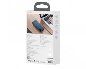 Портативный аккумулятор Baseus Adaman Metal Digital Display 20000mAh 65W (QC3.0 PD3.0) (PPIMDA-D03) Blue