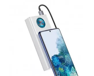 Портативный аккумулятор Baseus Amblight Digital Display Quick Charge 30000mAh 65W (PPLG-A02, PPLG000102) White