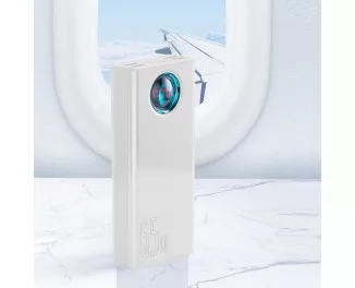 Портативный аккумулятор Baseus Amblight Digital Display Quick Charge 30000mAh 65W (PPLG-A02, PPLG000102) White