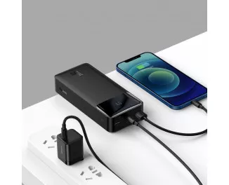 Портативный аккумулятор Baseus Bipow Digital Display 30000mAh 15W (PPDML-K01, PPBD050201) Black