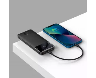 Портативный аккумулятор Baseus Bipow Digital Display (Overseas Edition) 10000mAh 20W (QC3.0 PD) (PPBD050301) Black