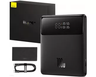 Портативный аккумулятор Baseus Blade HD Edition 20000mAh 100W (PPBL000301) Black
