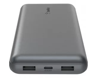 Портативный аккумулятор Belkin 20000mAh 15W Gray (BPB012BTGY)