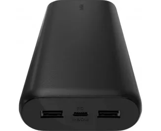 Портативний акумулятор Belkin 3-Port Compact 20000mAh 20W Black (BPB014BTBK)