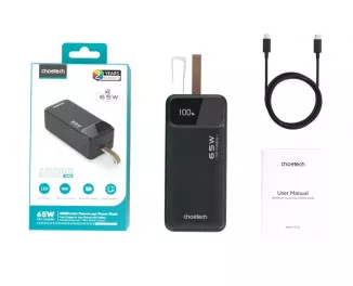 Портативный аккумулятор Choetech B734 40000mAh Black (B734-BK)