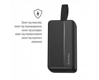 Портативный аккумулятор ColorWay High-power 2 30000mAh Black (CW-PB300LPC2BK-PD)