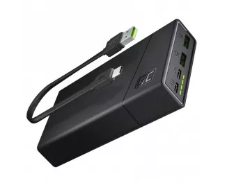 Портативный аккумулятор Green Cell GC PowerPlay20 20000mAh 18W (PBGC03) Black