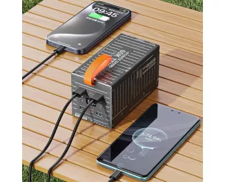Портативний акумулятор Remax RPP-609 Container 22.5W 60000mAh Gray