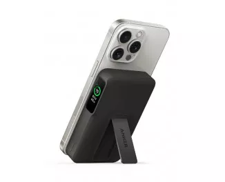 Портативний акумулятор з бездротовою зарядкою Anker MagGo Power Bank 10000mAh Black (A1654011)