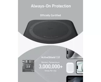 Портативний акумулятор з бездротовою зарядкою Anker MagGo Power Bank 10000mAh Black (A1654011)