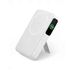 Портативний акумулятор з бездротовою зарядкою Anker MagGo Power Bank 10000mAh White (A1654021)