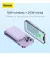 Портативный аккумулятор с беспроводной зарядкой Baseus Magnetic Mini 10000mAh 20W (Qi 15W) (P10059001513-00) Purle