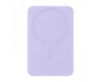 Портативный аккумулятор с беспроводной зарядкой Baseus Magnetic Mini 10000mAh 20W (Qi 15W) (P10059001513-00) Purle
