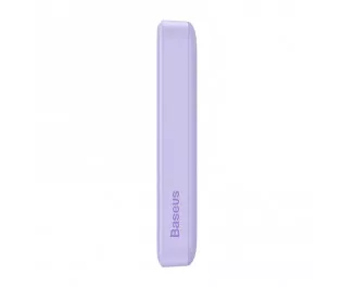 Портативный аккумулятор с беспроводной зарядкой Baseus Magnetic Mini 10000mAh 20W (Qi 15W) (P10059001513-00) Purle