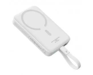 Портативний акумулятор з бездротовою зарядкою Baseus Magnetic Mini 10000mAh 30W White (P1002210B223-00)