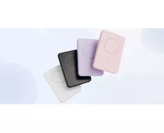 Портативный аккумулятор с беспроводной зарядкой Belkin BoostCharge Magnetic Wireless 5000mAh (BPD004BTBK) Black
