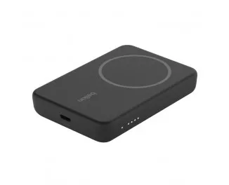Портативный аккумулятор с беспроводной зарядкой Belkin BoostCharge Magnetic Wireless 5000mAh (BPD004BTBK) Black
