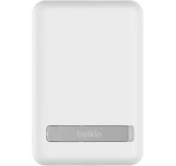 Портативный аккумулятор с беспроводной зарядкой Belkin BoostCharge Magnetic Wireless 5000mAh (BPD004BTWT) White