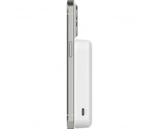 Портативний акумулятор з бездротовою зарядкою Belkin BoostCharge Pro Magnetic Qi2 10000mAh 15W (BPD008BTWH) White