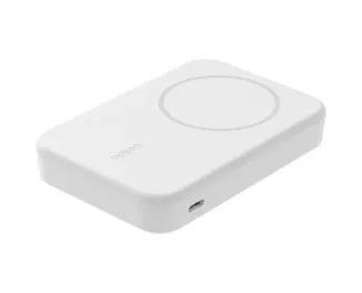 Портативный аккумулятор с беспроводной зарядкой Belkin BoostCharge Pro Magnetic Qi2 8000mAh 15W (BPD007BTWH) White