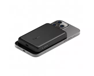 Портативный аккумулятор с беспроводной зарядкой Belkin MagSafe Wireless 2500mAh Black (BPD002BTBK)