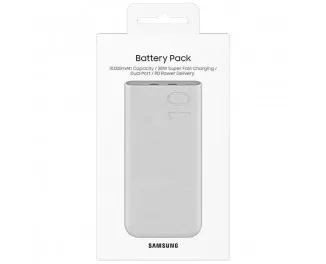 Портативний акумулятор Samsung 10000mAh 25W (EB-P3400XU) Beige 