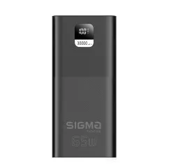 Портативный аккумулятор Sigma mobile X-Power SI30A6QLX 30000mAh Black (4827798835111)