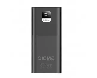 Портативный аккумулятор Sigma mobile X-Power SI30A6QLX 30000mAh Black (4827798835111)