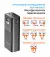 Портативный аккумулятор Sigma mobile X-Power SI30A6QLX 30000mAh Black (4827798835111)