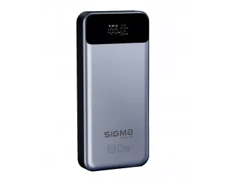 Портативный аккумулятор Sigma mobile X-Power SI30A7QLX 30000mAh Silver (4827798479117)