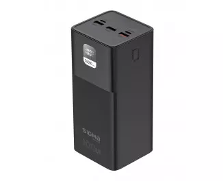 Портативний акумулятор Sigma mobile X-Power SI50A6QLX 50000mAh Black (4827798741313)
