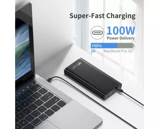 Портативний акумулятор Voltero S25 26800mAh 100W Black (8720828063101, 6090525828894)