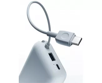 Портативный аккумулятор Xiaomi 10000mAh 22.5W Integrated Cable Blue (BHR9073GL)