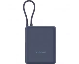Портативный аккумулятор Xiaomi 10000mAh 33W Integrate Cable Blue (BHR9341GL)