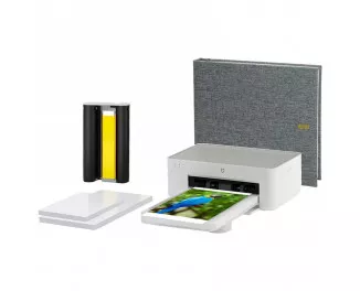 Портативный фотопринтер Xiaomi Mi Photo Printer 1S Set (BHR6747GL)