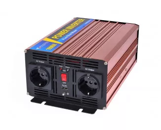 Перетворювач (інвертор) Pulsepad PSW-1000 12V 1000W PURE SINE WAVE