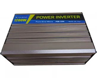 Перетворювач (інвертор) Pulsepad PSW-1200 12V 1200W PURE SINE WAVE