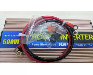 Преобразователь (инвертор) Pulsepad PSW-500 12V 500W PURE SINE WAVE