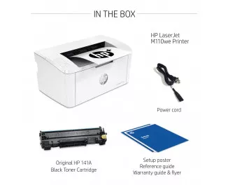 Принтер лазерный HP LaserJet M110we c Wi-Fi (7MD66E)