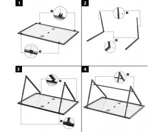 Регульований кронштейн для кріплення сонячних панелей EcoFlow Adjustable Ground & Suspended Solar Bracket (EFA-DJUST)