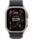 Ремешок для Apple Watch Ultra 49mm Apple Alpine Loop Black - Natural Titanium Finish - Medium (MFTF4)