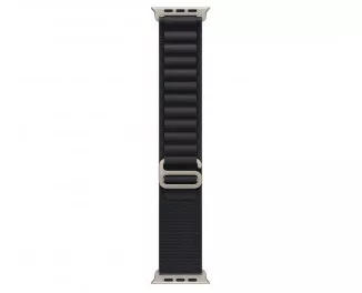 Ремешок для Apple Watch Ultra 49mm Apple Alpine Loop Black - Natural Titanium Finish - Medium (MFTF4)