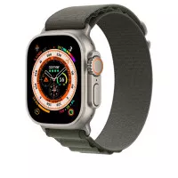 Ремешок для Apple Watch Ultra 49mm Apple Alpine Loop Green - Small (MQE23)