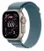 Ремешок для Apple Watch Ultra 49mm Apple Alpine Loop Light Blue - Natural Titanium Finish - Medium (MFTJ4)