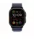Ремешок для Apple Watch Ultra 49mm Apple Alpine Loop Navy - Black Titanium Finish - Large (MYPY3)