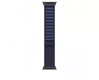 Ремешок для Apple Watch Ultra 49mm Apple Alpine Loop Navy - Black Titanium Finish - Medium (MYPX3)