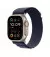 Ремешок для Apple Watch Ultra 49mm Apple Alpine Loop Navy - Natural Titanium Finish - Small (MXMX3)