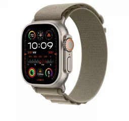 Ремешок для Apple Watch Ultra 49mm Apple Alpine Loop Olive - Large (MT5V3)